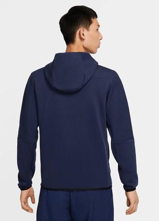 Весенний темно-синий спортивный костюм nike tech fleece с капюшоном темно-синій спортивний костюм nike tech fleece2 фото