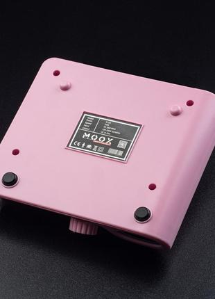 Фрезер для маникюра moox x100 на 45000 об\мин, 70 вт., розовый5 фото
