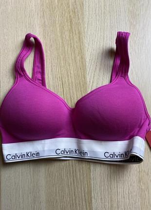 Спортивный топ бралет бюст calvin klein s m оригінал2 фото