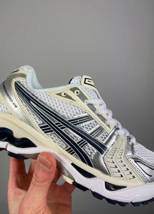 Жіночі кросівки asics gel-kayano 14 ‘white midnight’4 фото