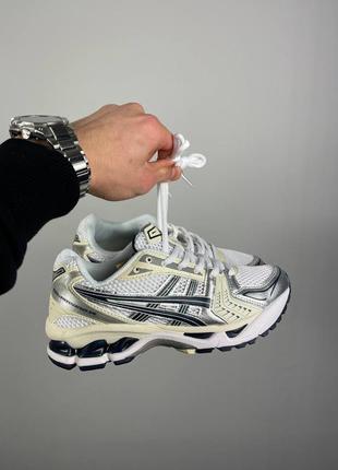 Жіночі кросівки asics gel-kayano 14 ‘white midnight’7 фото