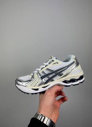 Жіночі кросівки asics gel-kayano 14 ‘white midnight’3 фото