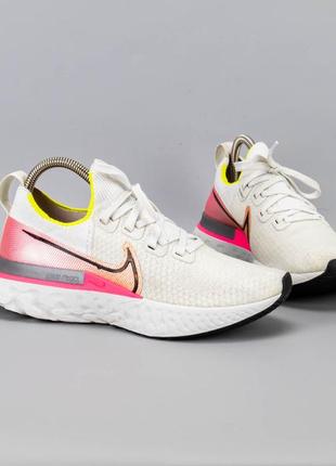 Беговые кроссовки в сетку nike react infinity run flyknit1 фото