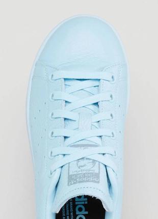 Adidas stan smith "icey blue" кожані кеди5 фото