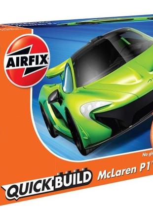 Збірна модель конструктор airfix j6021 mclaren p1 green (quickbuild)