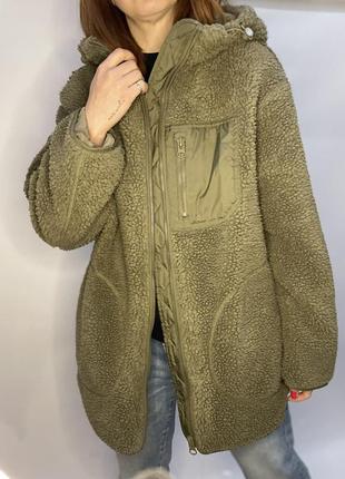 Куртка шерпа (тедді) утеплена h&m1 фото