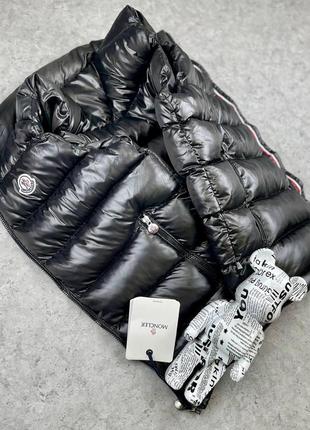 Мужская жилетка moncler черная5 фото