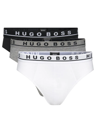 Набір чоловічих трусів сліпи 3шт. hugo boss. нові в упаковці оригінал