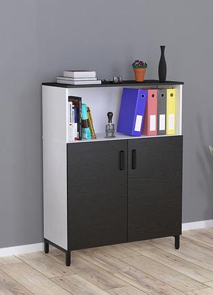 Тумба офисная приставная ltо-900-1200 белая венге луизиана. тумбочка для дома и офиса