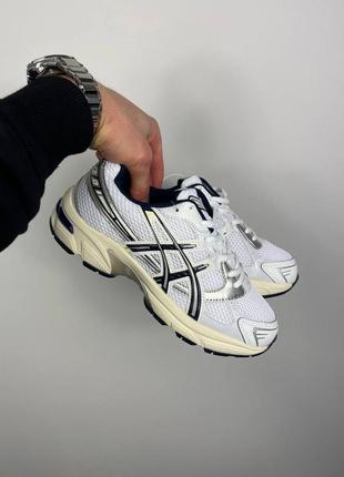 Асікс кросівки шкіряні asics gel 1130 'white midnight' 1202a164-110