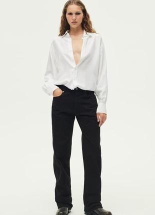 Длинные свободные джинсы от zara woman, 34, 36, 42р, оригинал