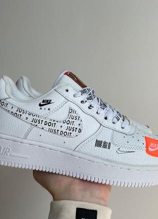 Демісезон nike air force 1 low “just do it” white