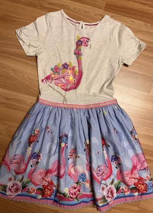 Нарядна сукня фламінго monsoon zara