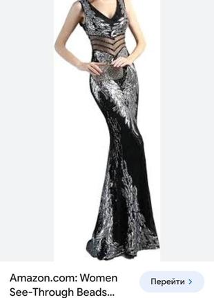 Шикарное вечернее платье размер м плаття сукня выпускное платье випускне5 фото
