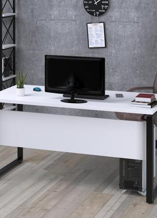 Письменный стол g-160-32 loft design белый