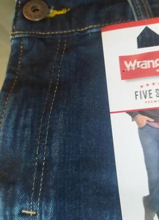 Джинси wrangler straight fit five star 1095stwbk, w34xl305 фото