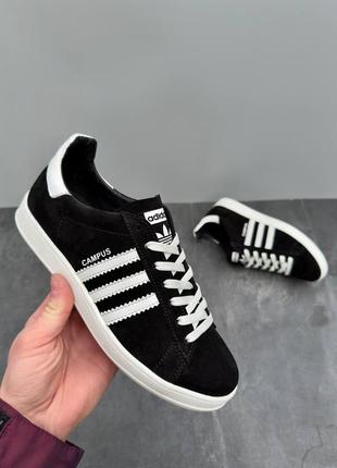 Чоловічі замшеві кеди adidas1 фото