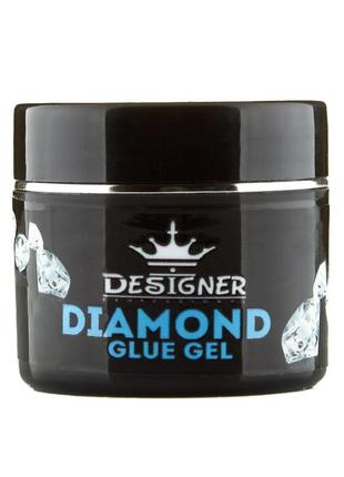 Густой клей-гель для страз и декора designer diamond glue gel 10 мл