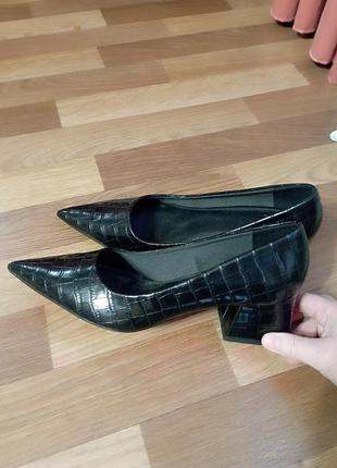 ❤️новые лакированные туфли длинный носок asos3 фото