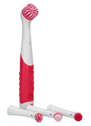 Щетка для чистки и уборки the pink stuff miracle scrubber kit (4 насадки)