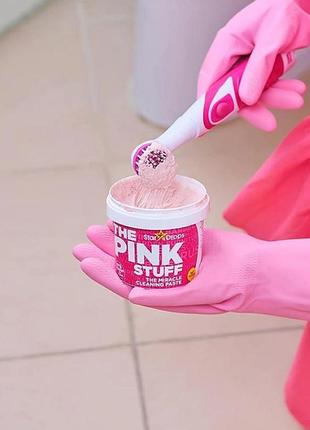 Щетка для чистки и уборки the pink stuff miracle scrubber kit (4 насадки)