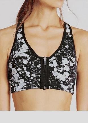 75-e/f спорт топ-бюст на замке m&s extra high impact