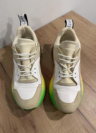 Кожаные кроссовки бренд adidas stella mccartney