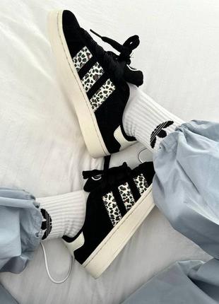 Кросівки adidas campus 👕
“black / leopard” premium5 фото