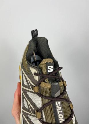 Мужские кроссовки salomon xt-6 expanse 'grey brown khaki' 4174168 фото