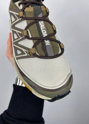 Мужские кроссовки salomon xt-6 expanse 'grey brown khaki' 4174169 фото