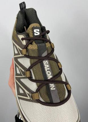 Мужские кроссовки salomon xt-6 expanse 'grey brown khaki' 4174166 фото