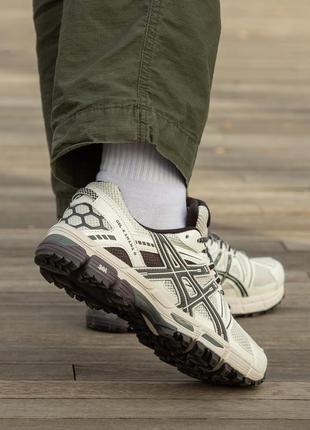 Асікс кросівки шкіряні asics gel-kahana 8 white milk