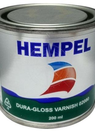 Лак алкидно-уретановый dura-gloss прозрачный  200 мл hempel