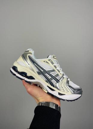 Женские кроссовки asics gel-kayano 14 ‘white midnight’ 1202a056-109