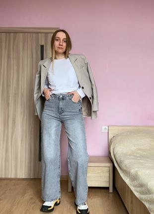 Широкі джинси / джинси wide leg / джинси труби