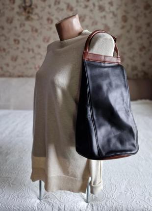 Женская кожаная сумка vera pelle через плечо сумка  рюкзак