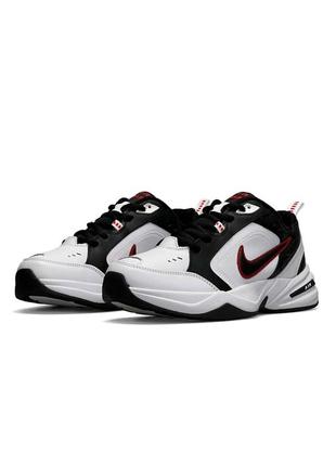 Чоловічі кросівки nike air monarch white black red