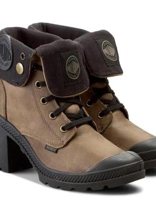 Дуже гарні якісні круті черевики ботильйони palladium baggy heel leather chinchilla
40