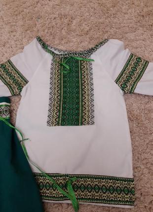 Вишиванка плаття для дівчаток на вік 5-6 років4 фото