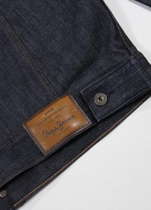 Класна якісна джинсова куртка в соковитому кольорі від pepe jeans10 фото