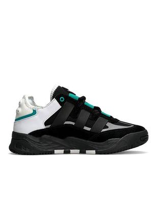 Чоловічі кросівки adidas niteball hd black green4 фото