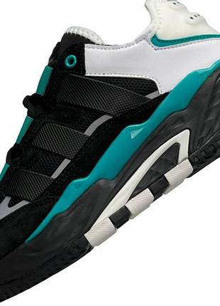 Чоловічі кросівки adidas niteball hd black green5 фото