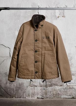 Куртка n-1 navy deck jacket, мужская military vintage usn usa l m m65 m51 field1 фото