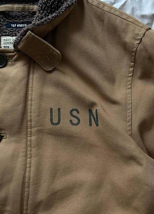 Куртка n-1 navy deck jacket, мужская military vintage usn usa l m m65 m51 field9 фото