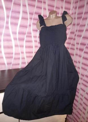 Шикарна сукня сарафан з натуральної тканини !!!1 фото