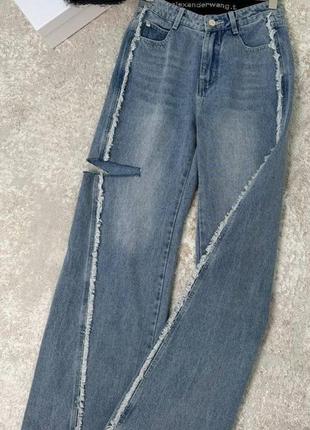 Нереальні жіночі джинси в стилі alexander wang