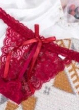 Женские сексуальные кружевные стринги, дамское нижнее белье