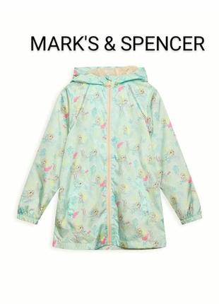 Нова курточка вітрівка бренду marks & spencer disney frozen uk 7-8 eur 122-128