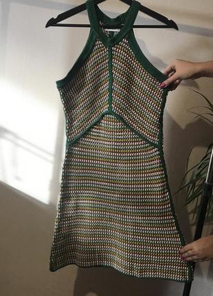 Вязаное платье zara размер м4 фото