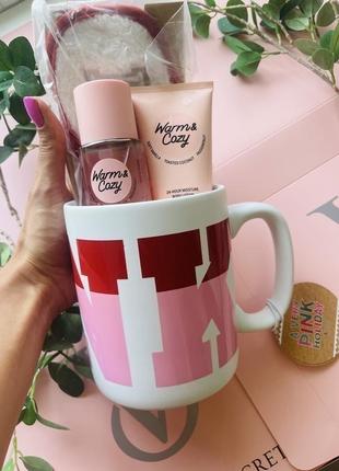 Подарунковий набір чашка+лосьйон+міст victoria secret pink3 фото